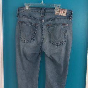 True religion light wash jeans